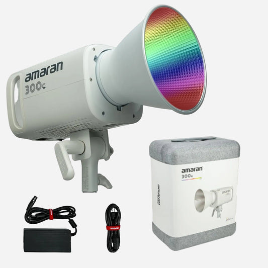 The Aputure Amaran 300c RGBWW LED Video Light