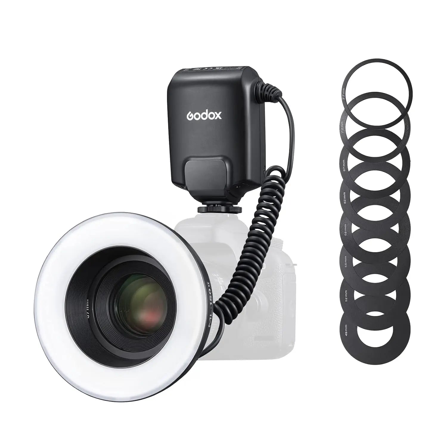 Godox ML150II Macro Ring Flash Light GN12 Godox