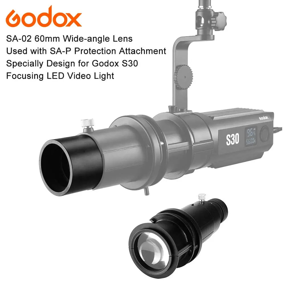 Godox SA 02 60mm Wide Angle Lens Godox