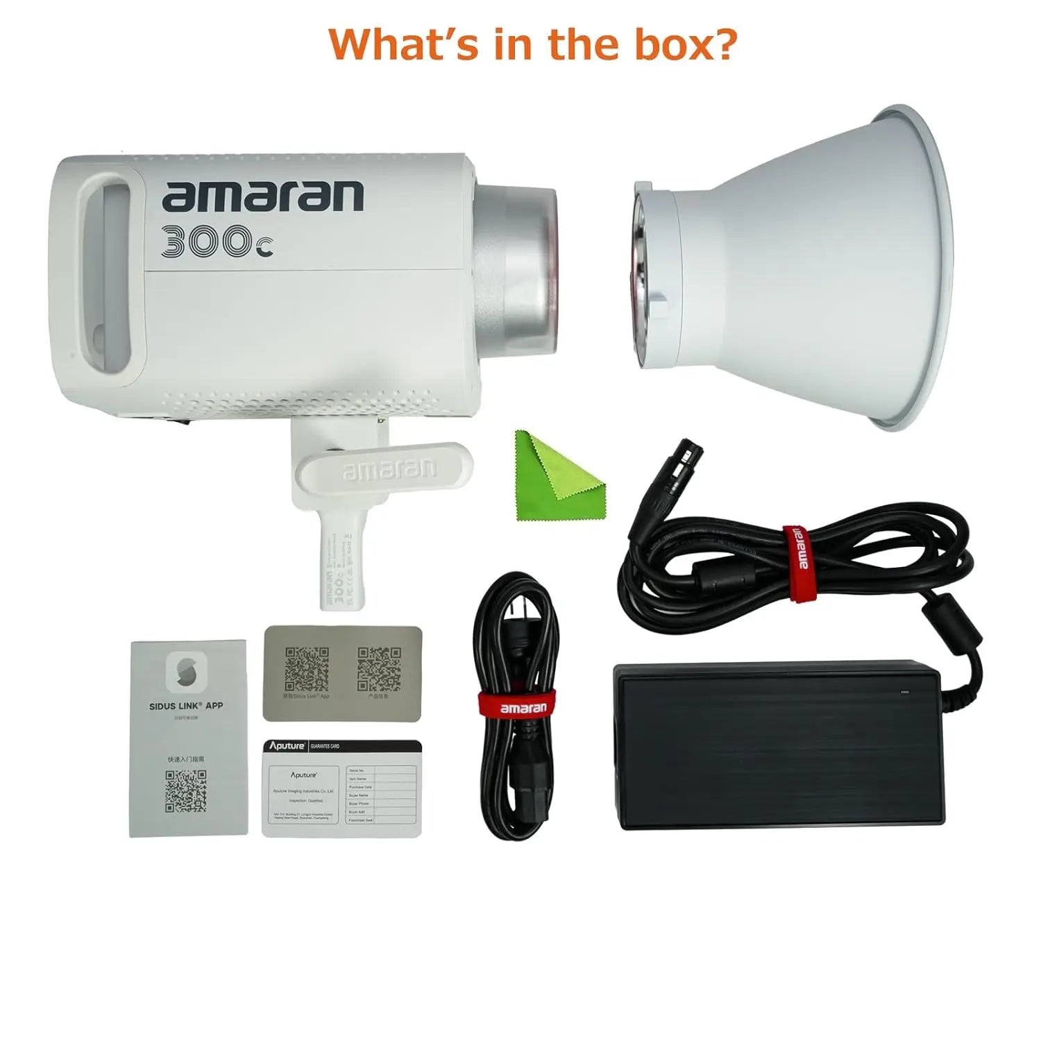 The Aputure Amaran 300c RGBWW LED Video Light Aputure