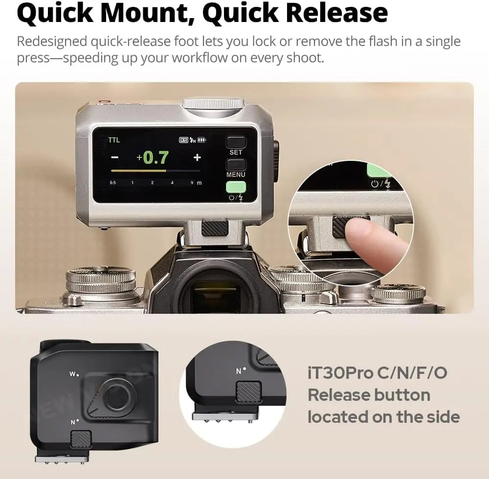 The Godox iT30 Pro C mini flash Godox