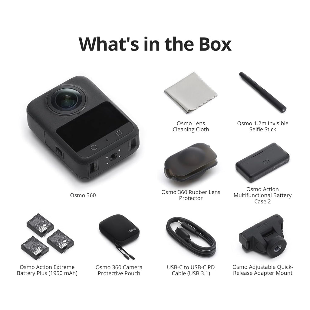 DJI Osmo 360 Adventure Combo | 8K 360° Camera