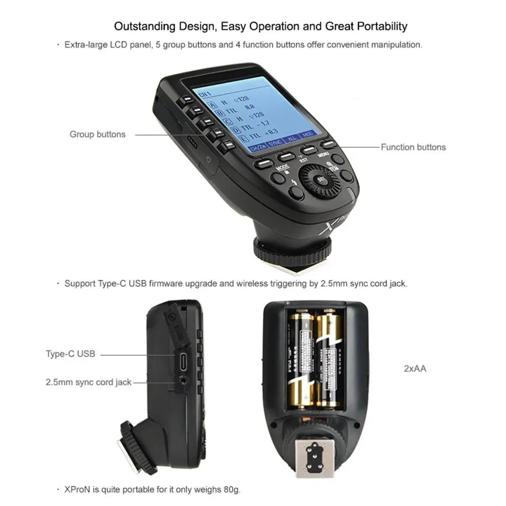 Godox XPro N TTL Wireless Flash Trigger for Nikon Godox