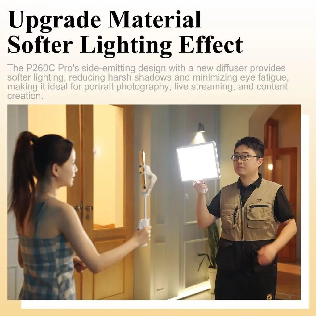 Godox LEDP260C Ultra Slim Bi Color LED Video Light Panel Godox