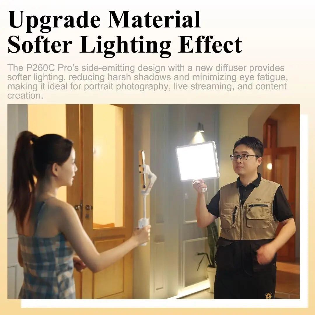 Godox LEDP260C Ultra Slim Bi Color LED Video Light Panel Godox