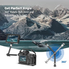 SmallRig Adjustable Articulating Magic Arm 9 point 8 Inch with Dual 1 by 4 Screw 2066B SMALLRIG