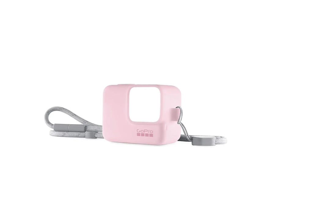 GoPro Silicone Sleeve with Lanyard Pink Protective Camera Cover Gopro
