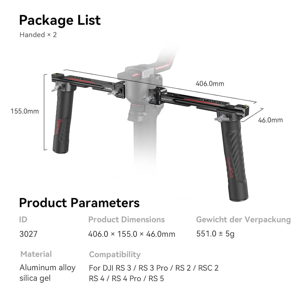 SmallRig Dual Handle Handgrip 3027 SMALLRIG
