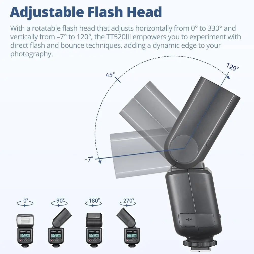 GODOX TT520 III Camera Flash Speedlite Godox