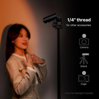 Ulanzi LM07 Zoomable Bi-Color Photography Torch Light