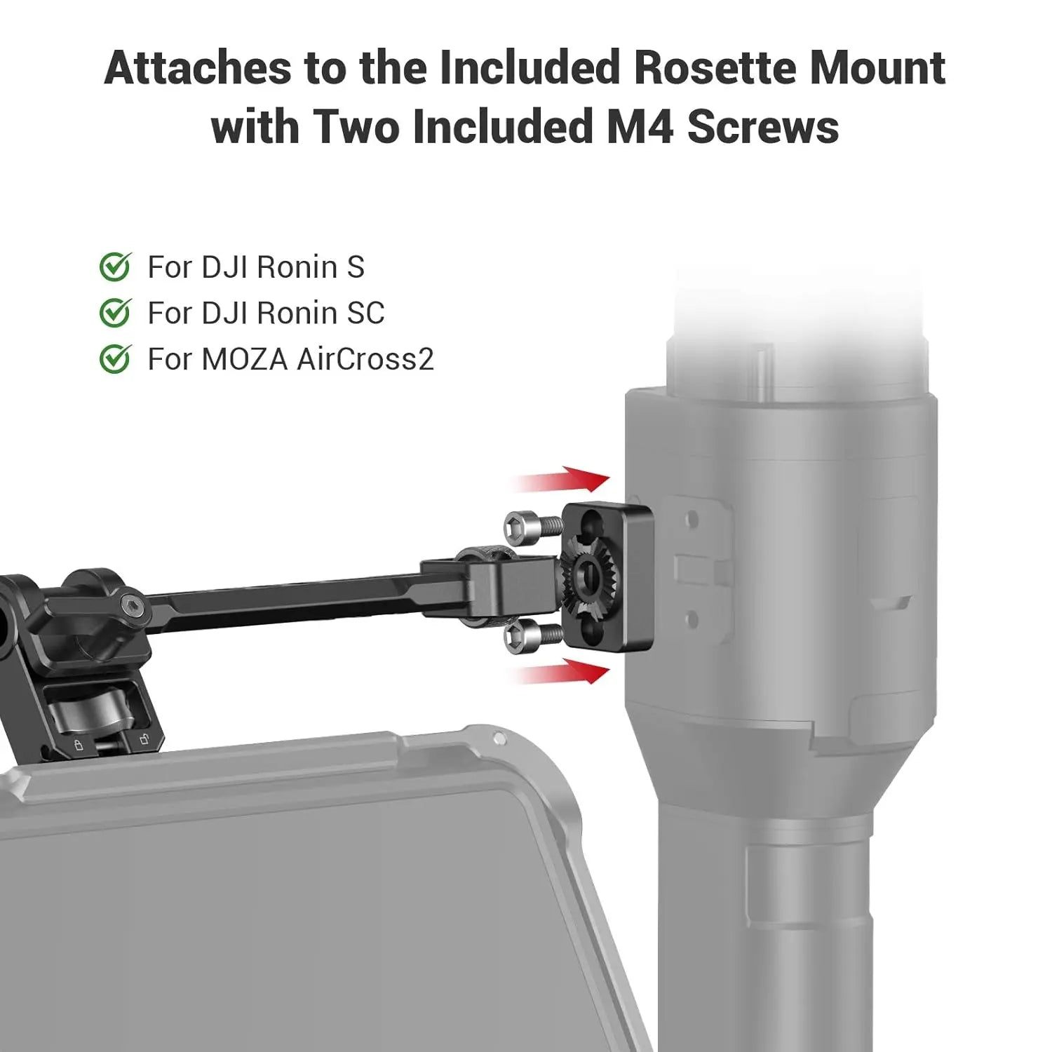 SmallRig Adjustable Camera Monitor Mount for Gimbals 2889 SMALLRIG
