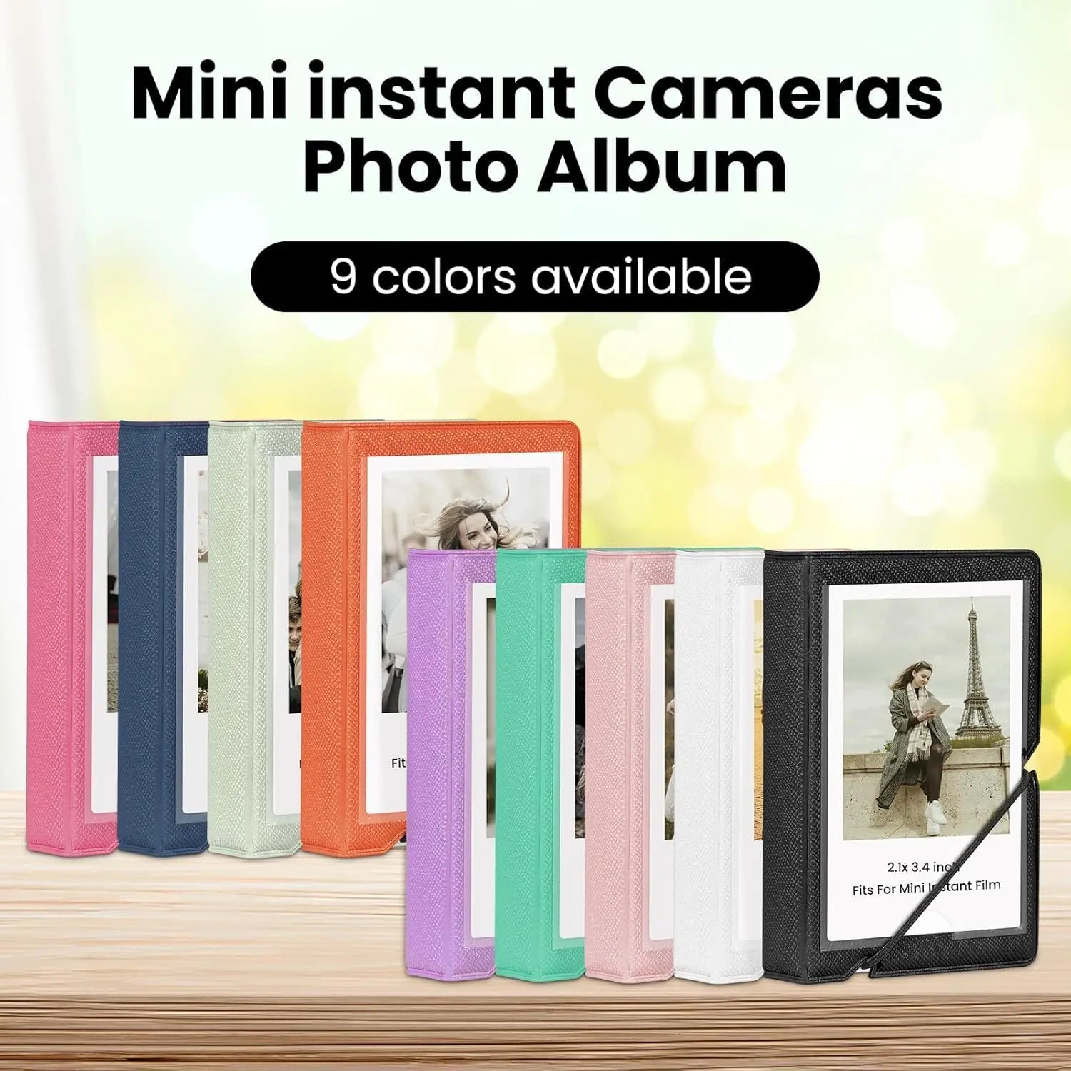 Tektonic Mini Photo Album 28 Pockets Rose Red TEKTONIC