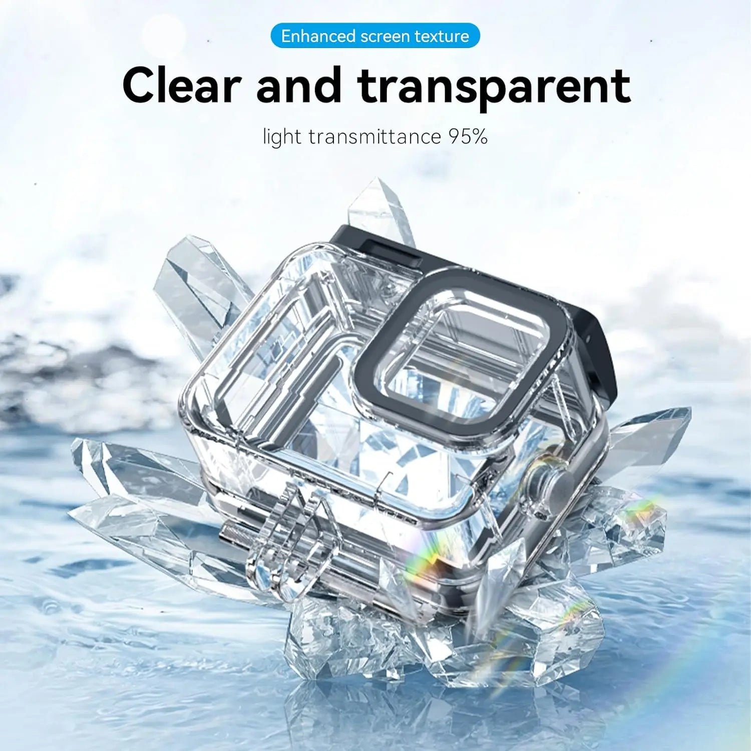 TELESIN Waterproof Dive Case for GoPro Hero 10/9 Black TELESIN