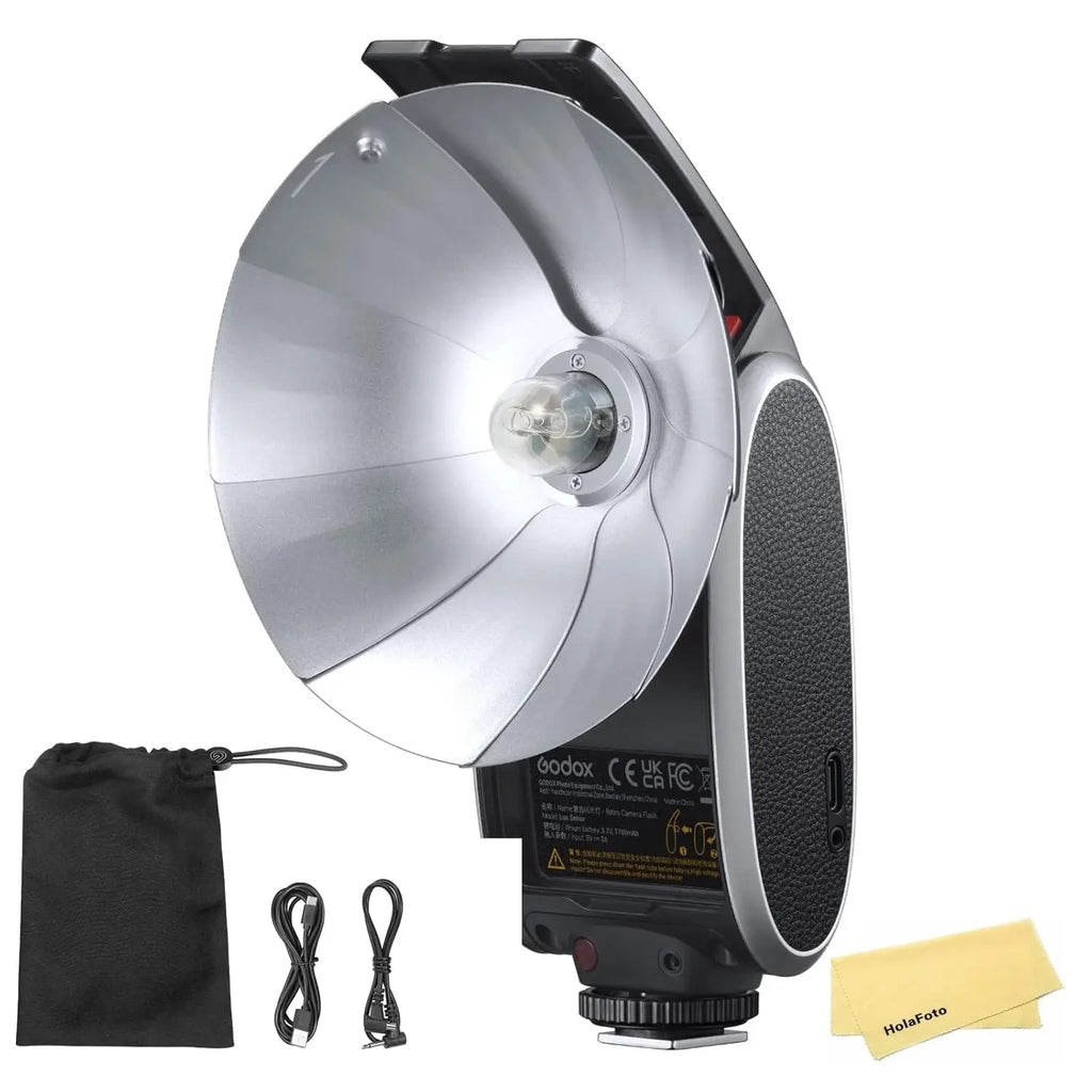 Godox Lux Senior Retro Camera Flash Rechargeable Vintage Speedlight Godox