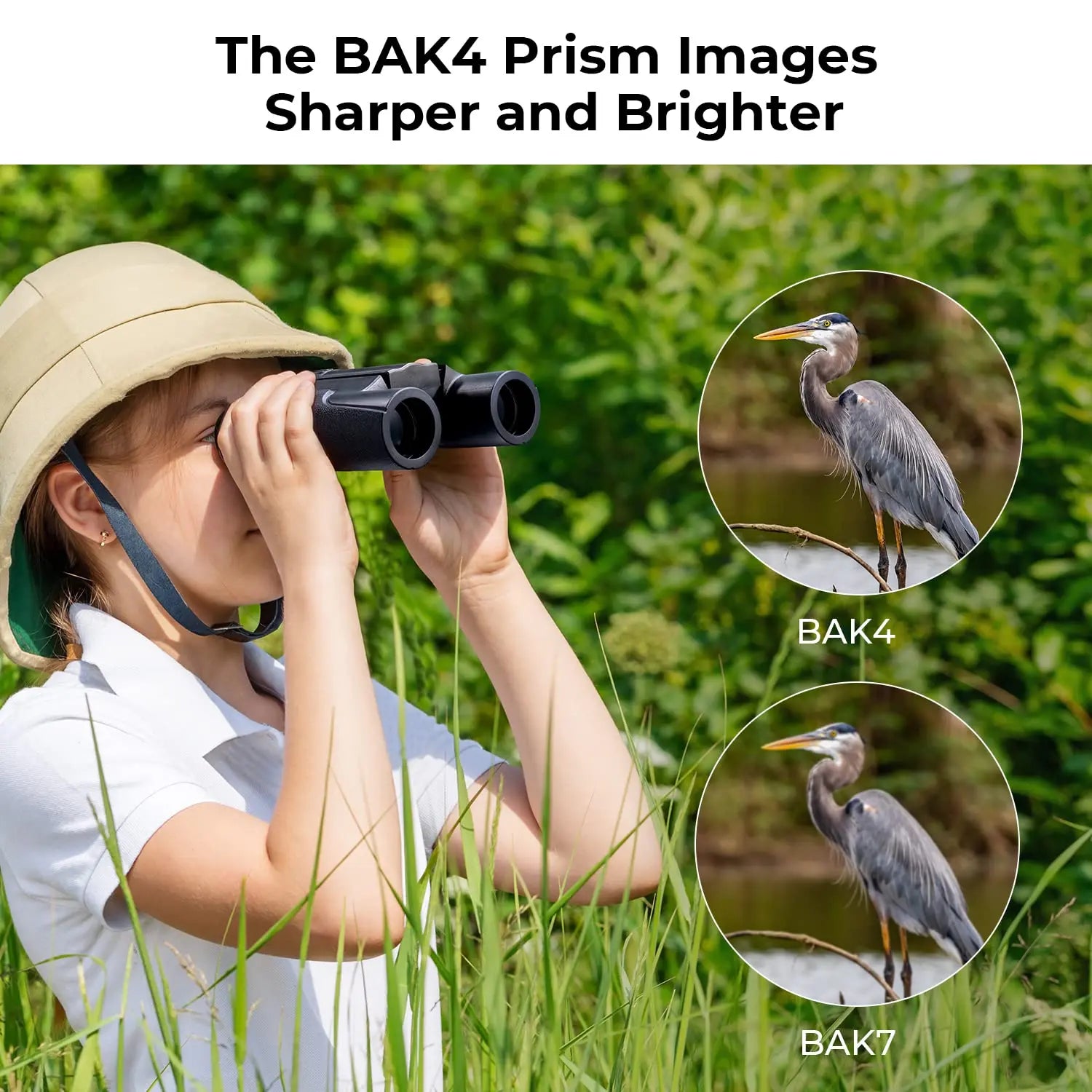 K and F Concept 10x25 Compact Binoculars Waterproof BAK4 K&F