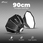 HIFFIN Bowens Mount 90 cm Lightweight Portable Octagon Soft Box HIFFIN