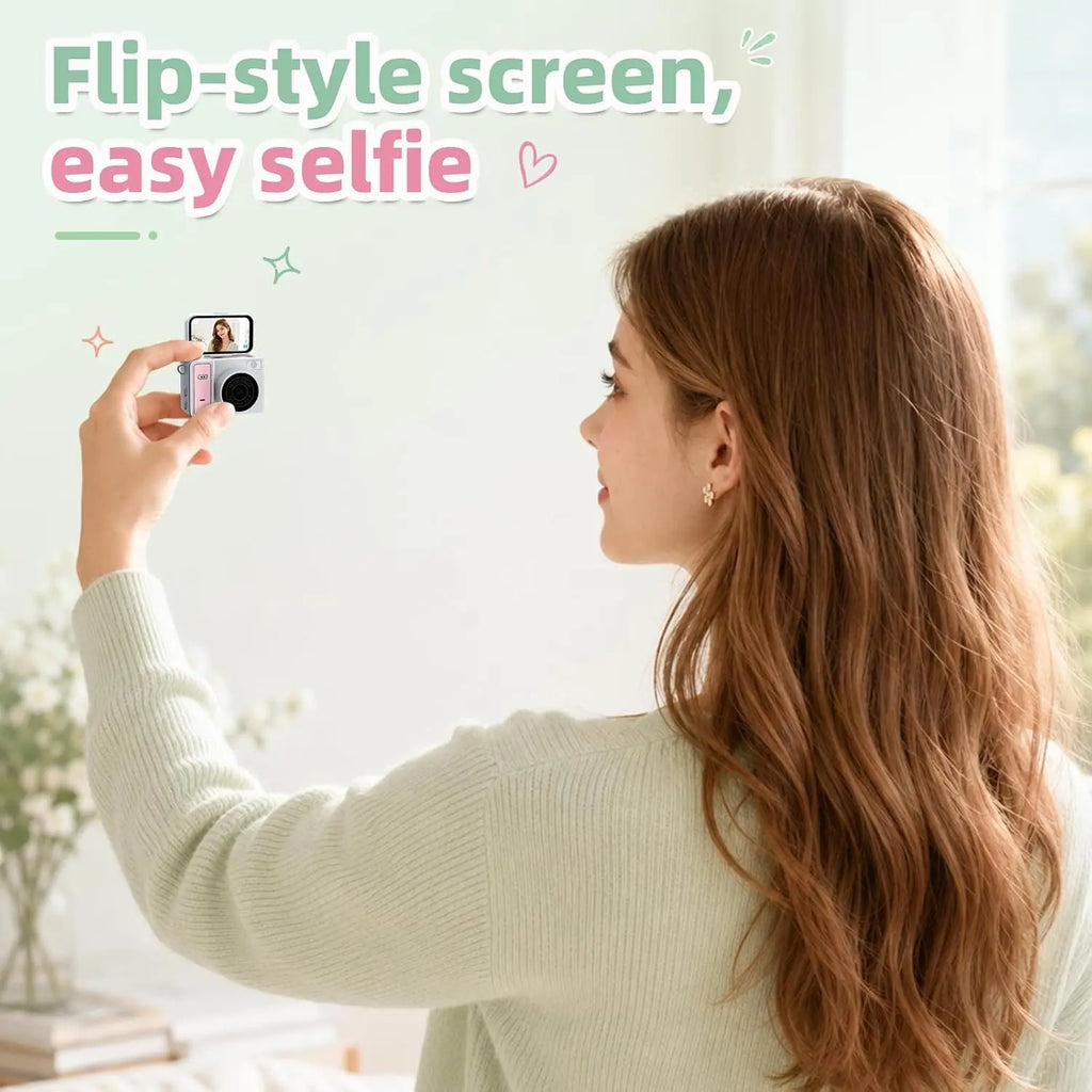 TEKTONIC 2K Thumb Keychain Mini Camera with Flip Screen Royale Device