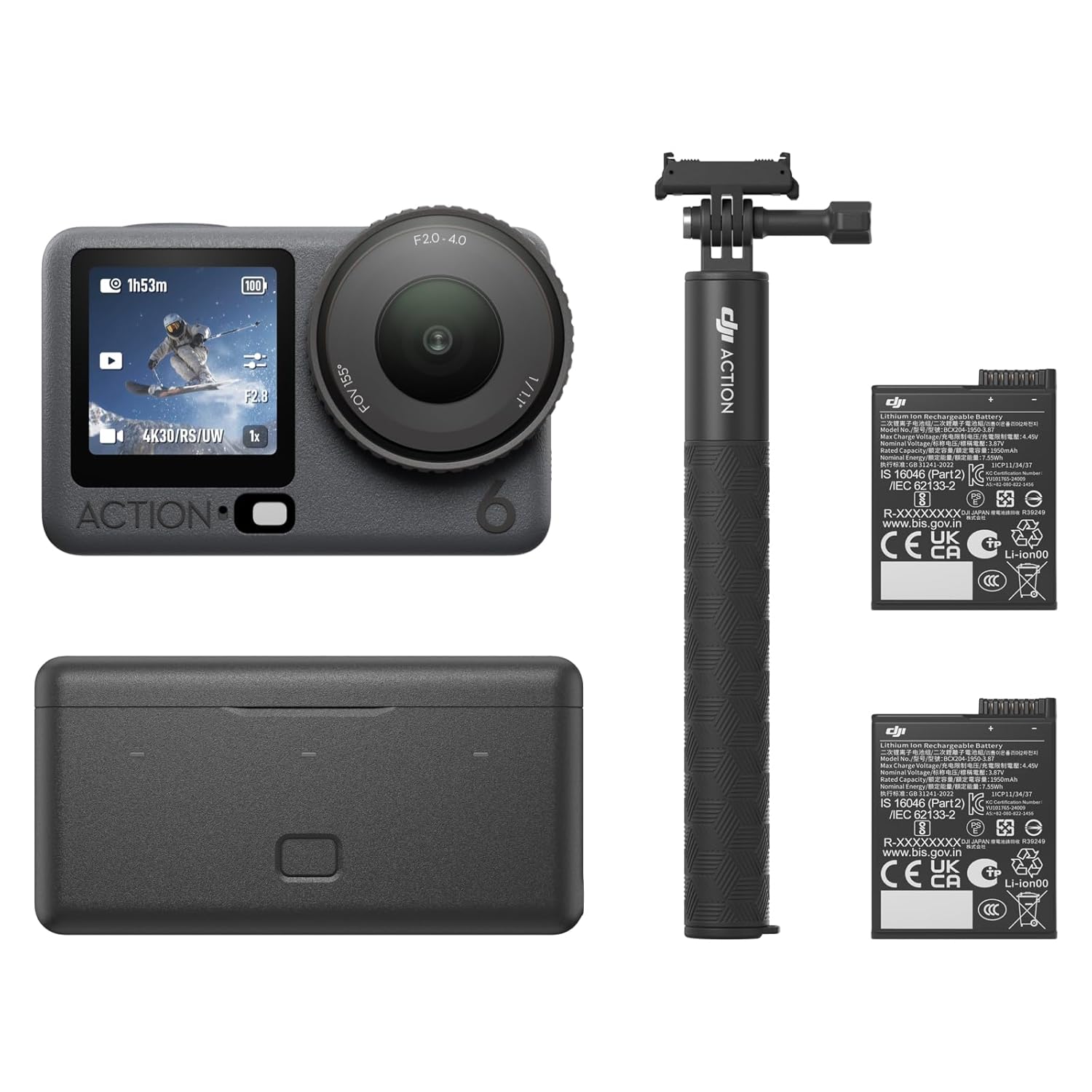 DJI Osmo Action 6 Enhanced Combo Action Camera