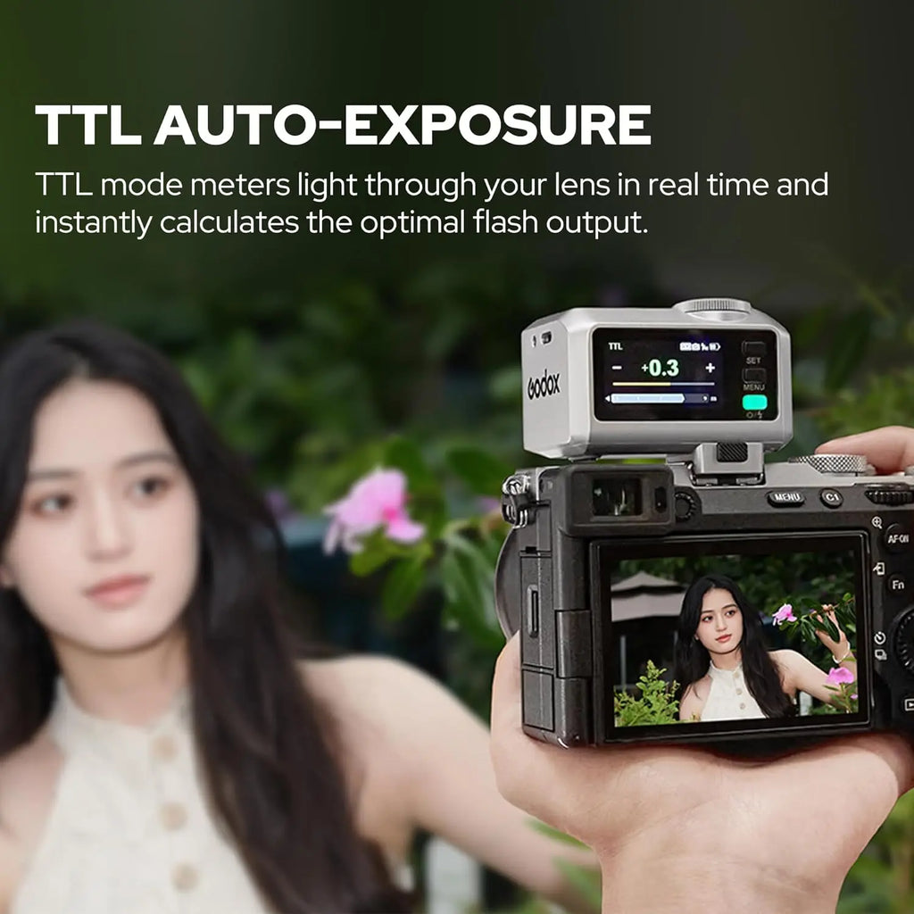The Godox iT30 Pro S mini TTL wireless camera flash Godox