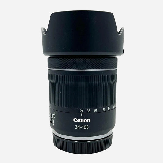 Canon RF 24–105mm STM Zoom Lens for Mirrorless Cameras, Versatile Focal Range, Lightweight Design, Black
