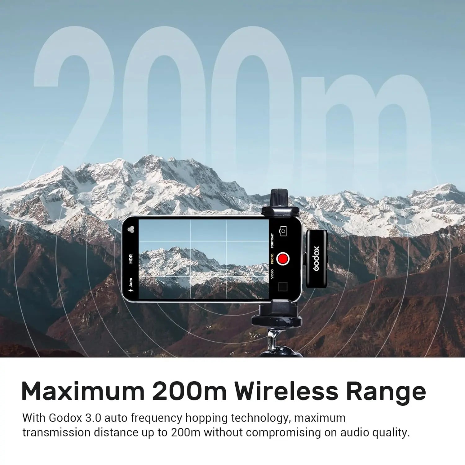 Godox WES2 Kit2 Wireless Lavalier Microphone Godox