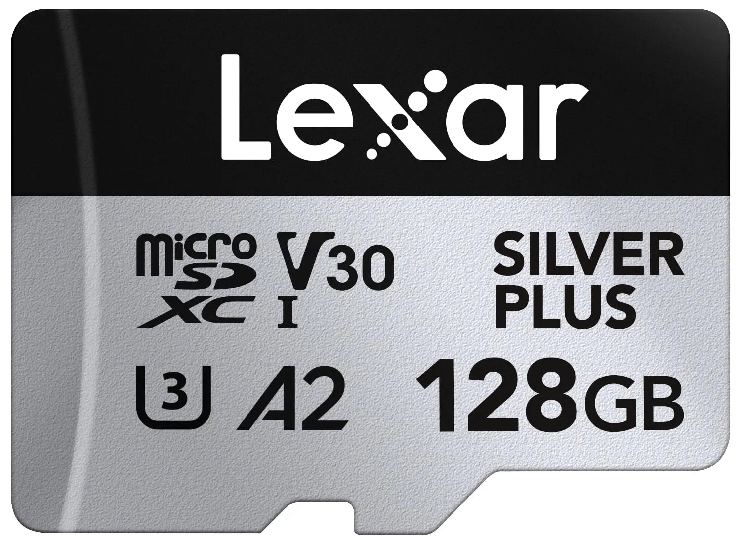 Lexar Silver Plus 128GB Micro SDXC Memory Card Lexar