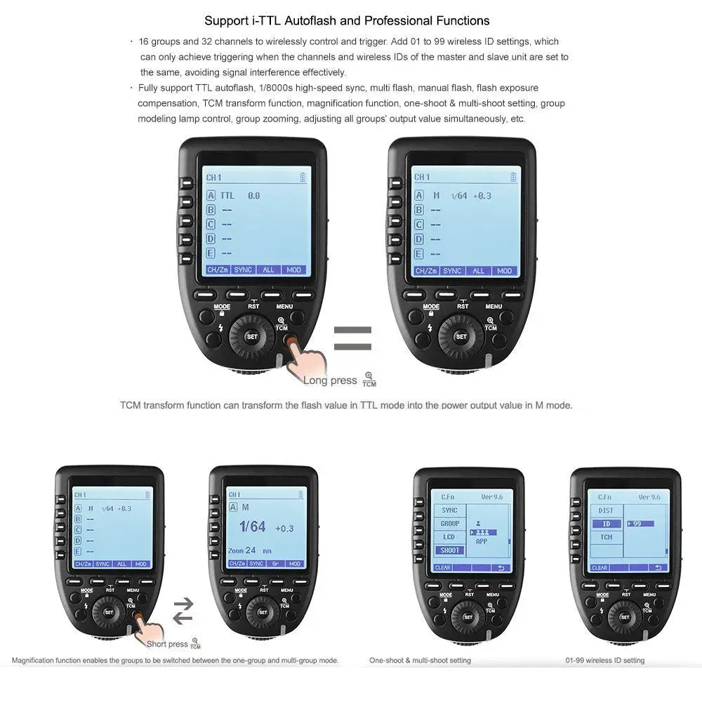 Godox XPro N TTL Wireless Flash Trigger for Nikon Godox