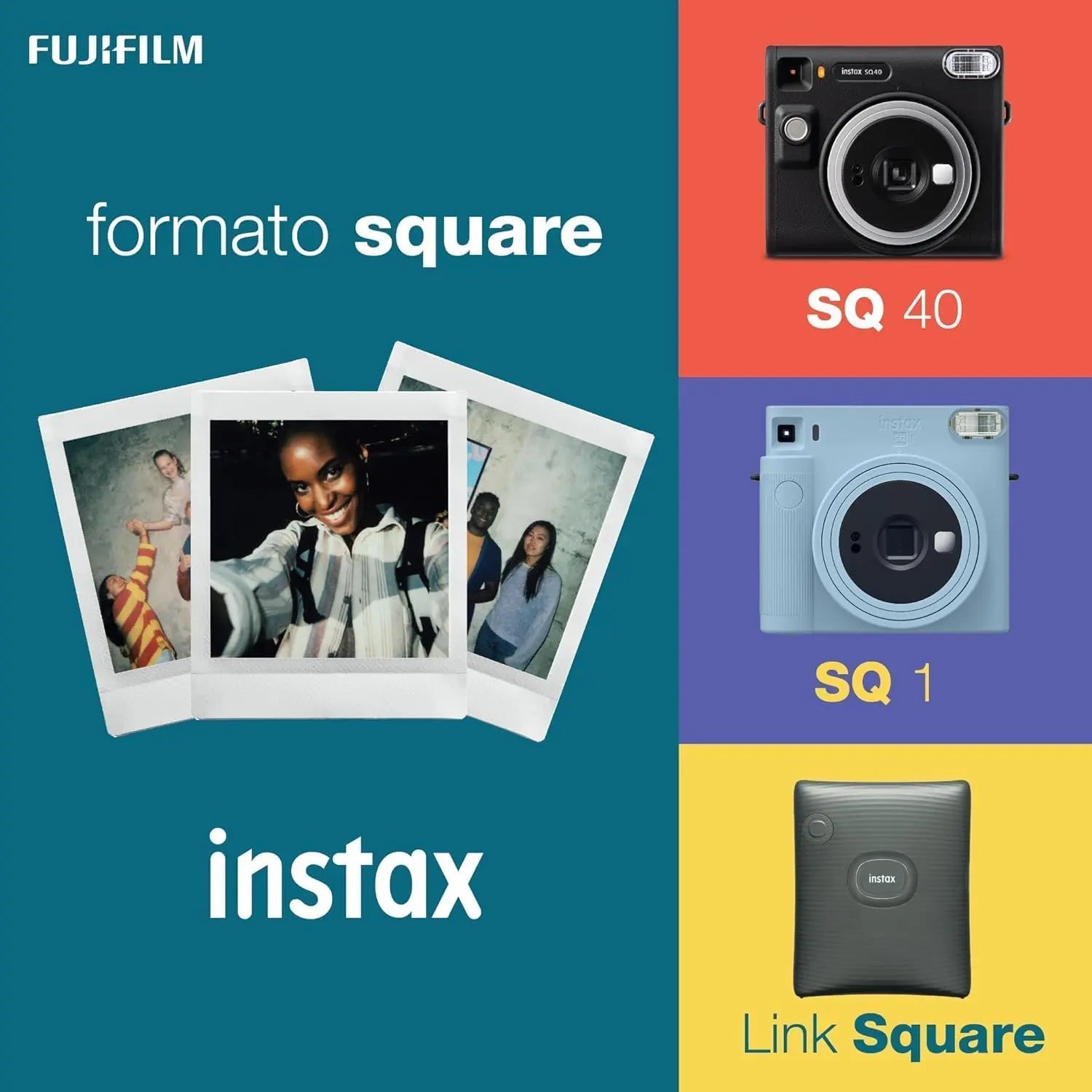 Fujifilm Instax Square SQ40 Instant Camera Black Fujifilm