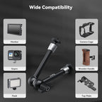 SmallRig Adjustable Articulating Magic Arm 9 point 8 Inch with Dual 1 by 4 Screw 2066B SMALLRIG