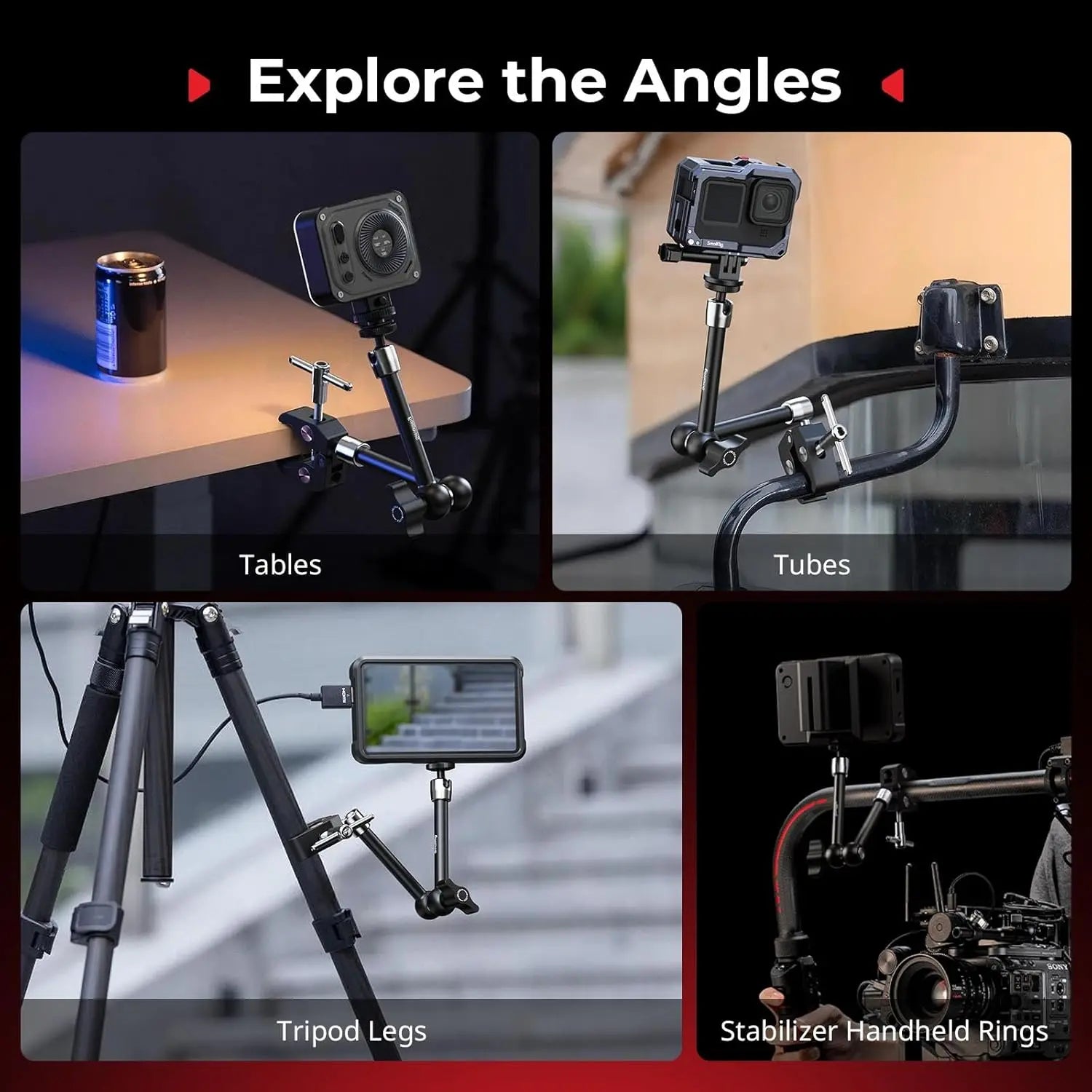 SmallRig Magic Arm with Super Clamp for Action Cameras 5605 SMALLRIG