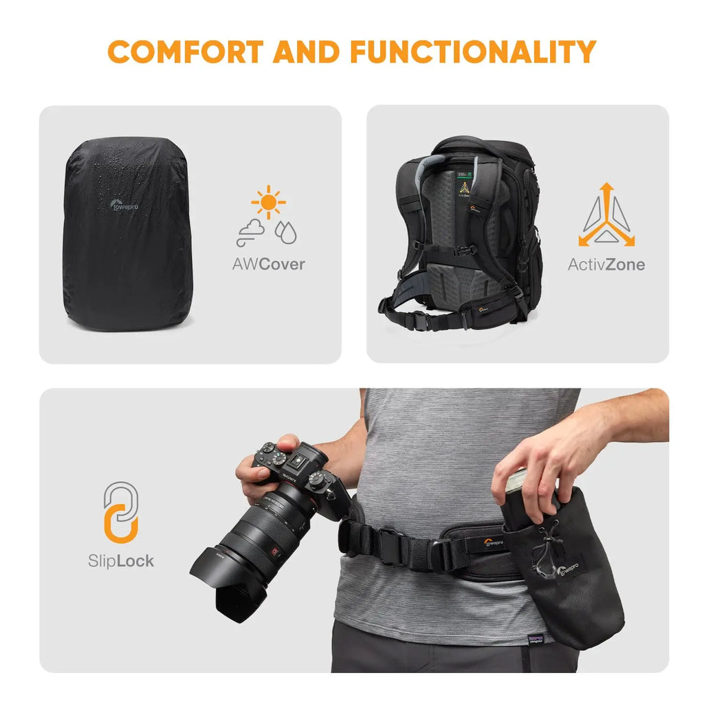 Lowepro ProTactic BP 450 AW III Professional Camera Backpack 28L Leofoto