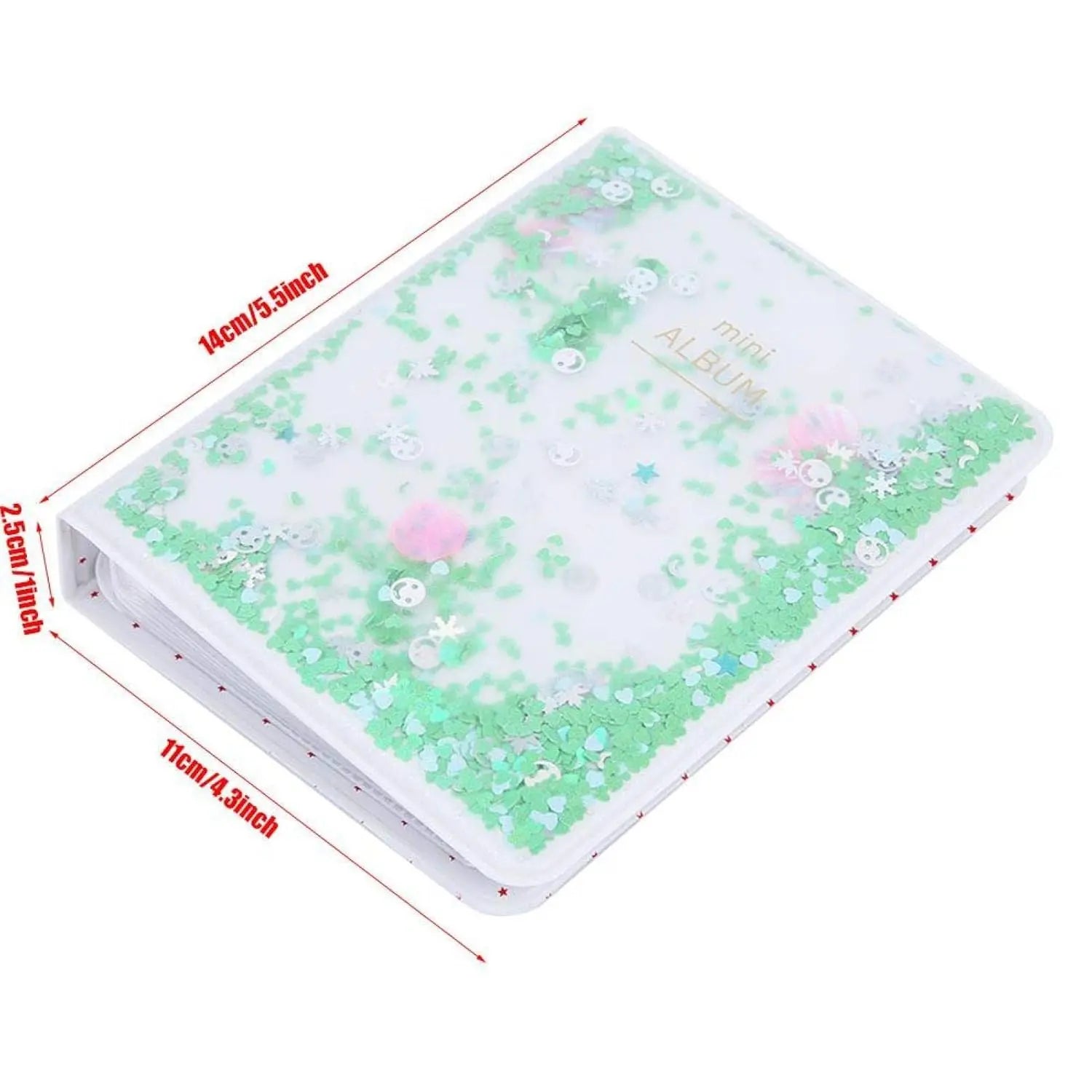 Tektonic Mini Photo Album 64 Pockets Green TEKTONIC