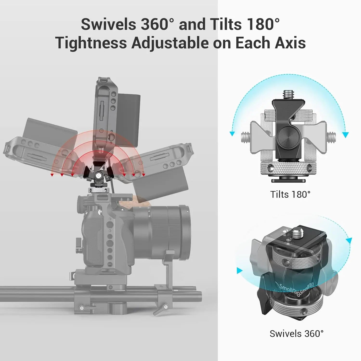 SmallRig Camera Monitor Mount with Cold Shoe Adapter 2905B SMALLRIG