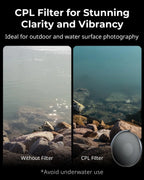 SmallRig CPL and VND 3 to 5 Filter for GoPro Action Camera Lens Filter 4942 SMALLRIG