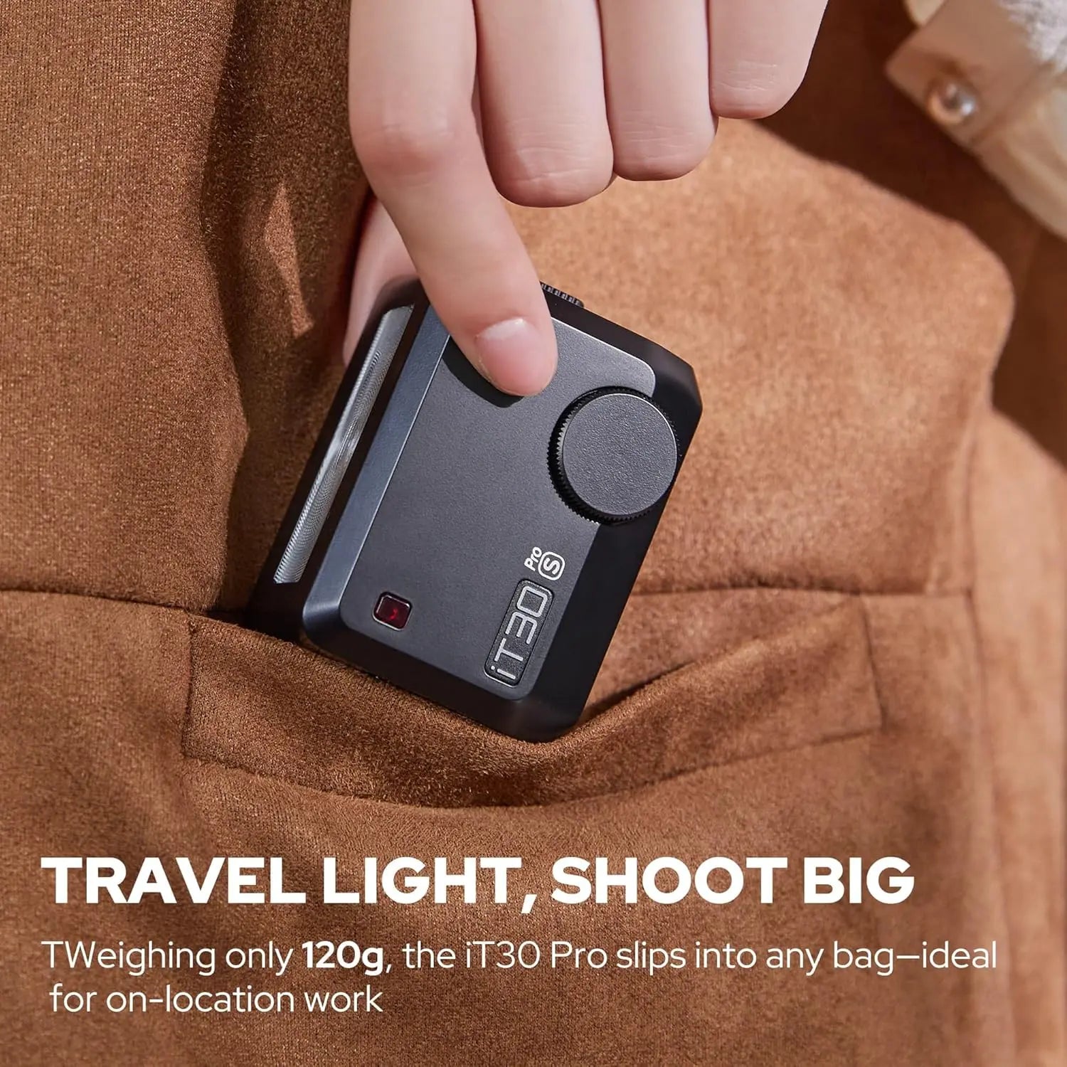 The Godox iT30 Pro S mini TTL wireless camera flash Godox
