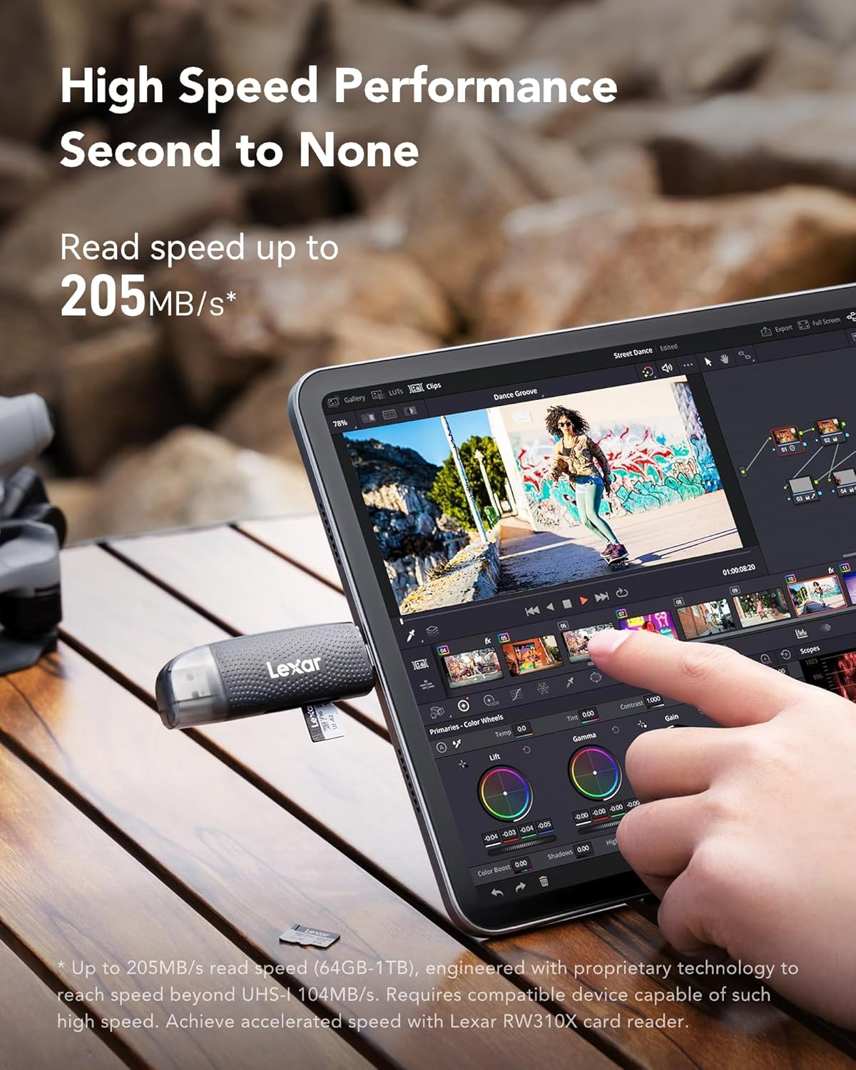 Lexar Silver Plus 64GB microSDXC Memory Card, High-Speed Performance for Full HD & 4K Recording