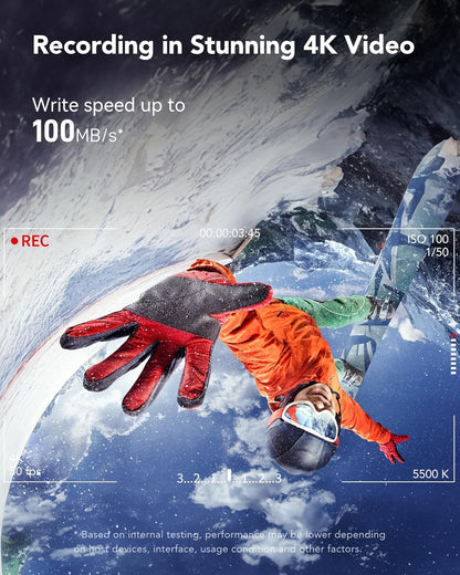 Lexar Silver Plus 64GB microSDXC Memory Card, High-Speed Performance for Full HD & 4K Recording