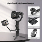 SmallRig Adjustable Articulating Magic Arm 9 point 8 Inch with Dual 1 by 4 Screw 2066B SMALLRIG