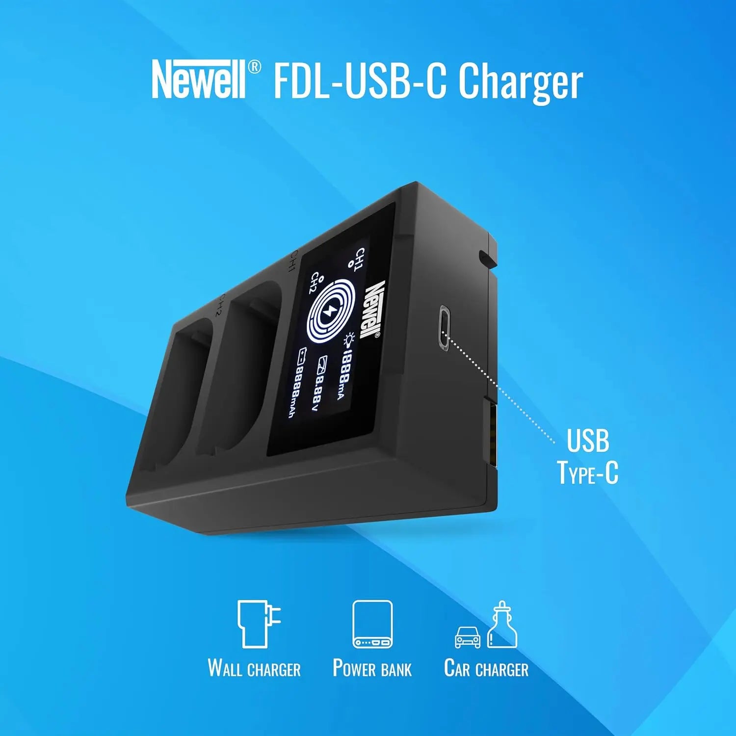 Newell FDL-USB-C Dual Channel Charger Newell