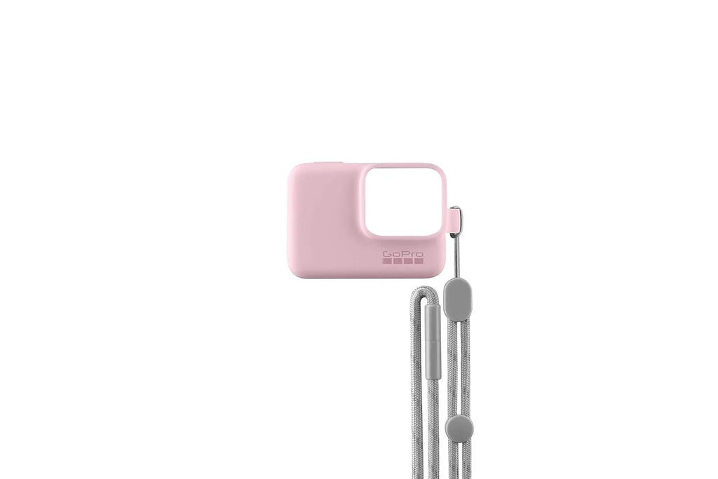 GoPro Silicone Sleeve with Lanyard Pink Protective Camera Cover Gopro
