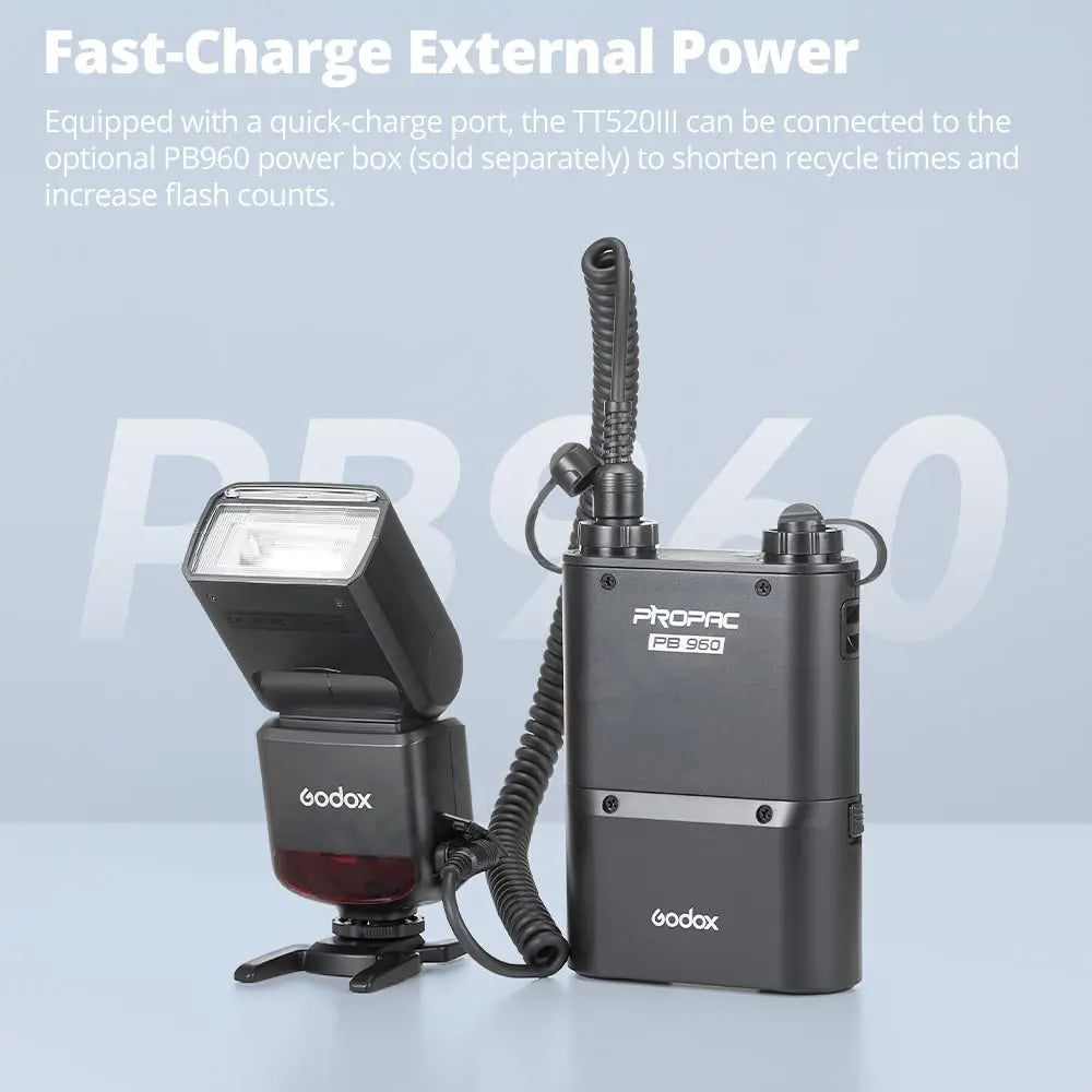 GODOX TT520 III Camera Flash Speedlite Godox