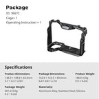 SmallRig Full Camera Cage 3667B Sony Alpha Series 3667B SMALLRIG