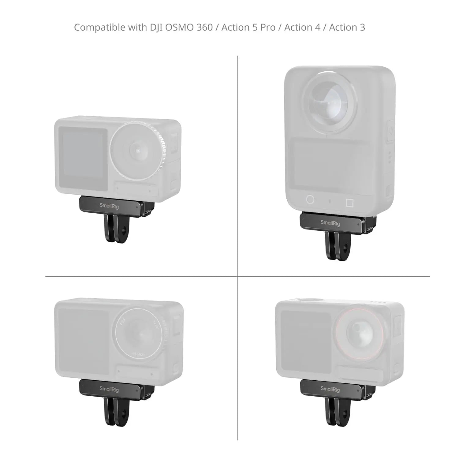 SmallRig Quick Release Mount (2pcs) for DJI Osmo Action Series 5813 SMALLRIG