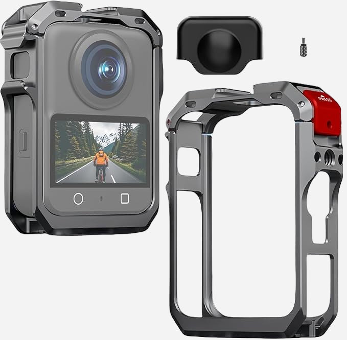 TEKTONIC TCC-OM360 Metal Cage for DJI Osmo 360 â€“ Aluminum Protective Camera Cage