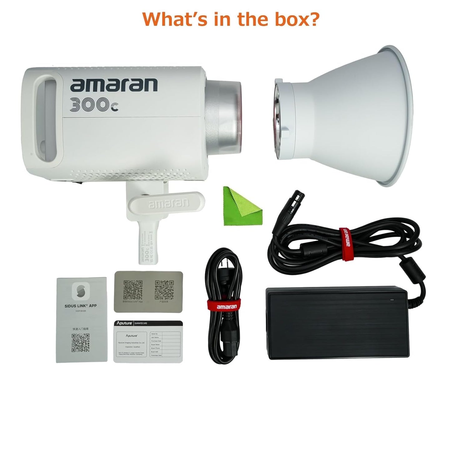 Aputure Amaran 300C RGB LED COB Video Light 300W Bowens