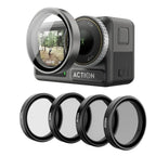 TEKTONIC Camera nd filter Set for Action 5 Pro/4/3 ND & CPL Lens Filters Kit TEKTONIC