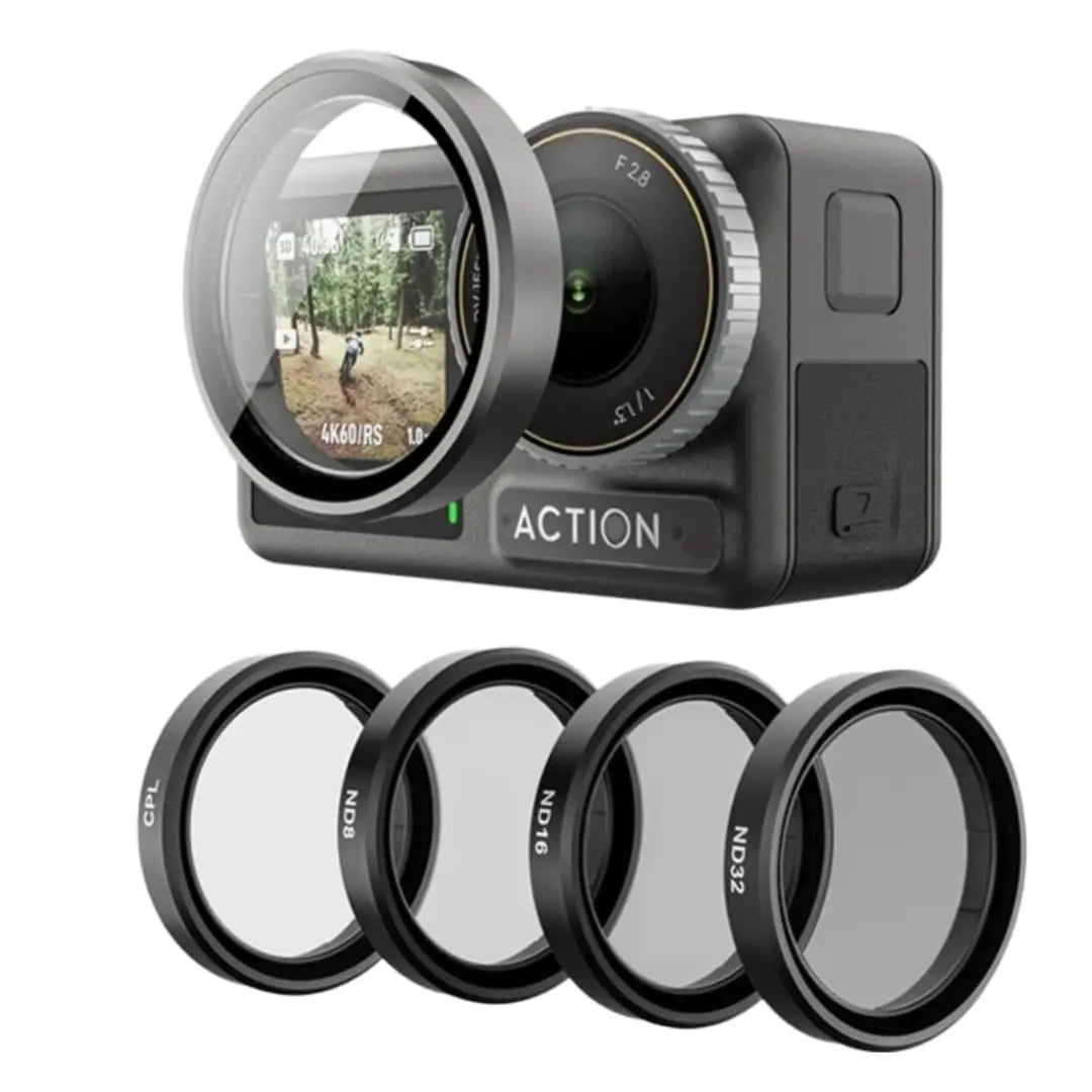 TEKTONIC Camera nd filter Set for Action 5 Pro/4/3 ND & CPL Lens Filters Kit TEKTONIC