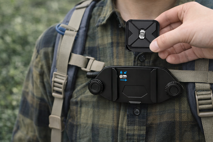 TEKTONIC Quick Release Camera Capture Clip Backpack Mount – Secure Hands-Free Clip for DSLR, Mirrorless & Action Cameras