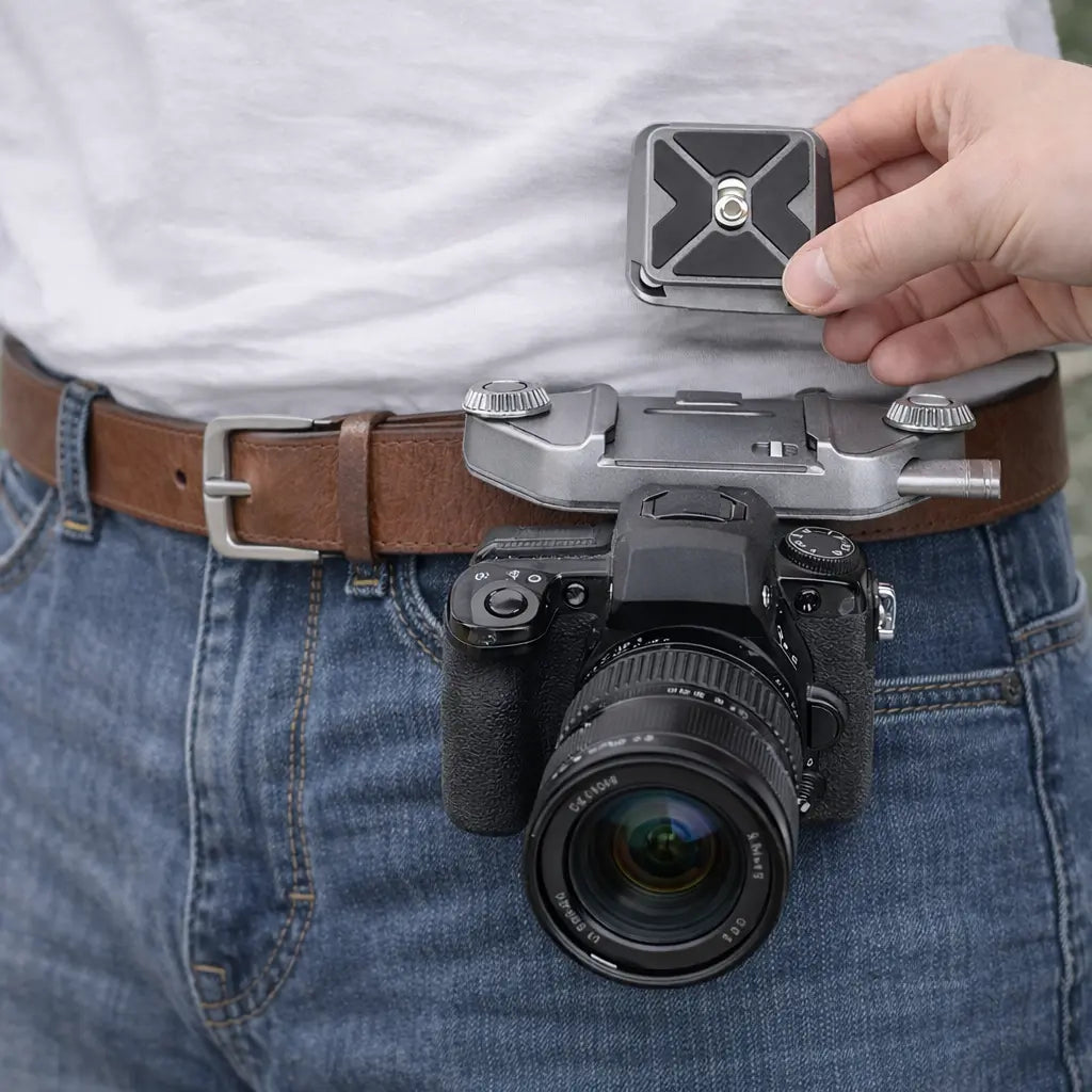 TEKTONIC Quick Release Camera Capture Clip Backpack Mount â€“ Secure Hands-Free Clip for DSLR, Mirrorless & Action Cameras TEKTONIC