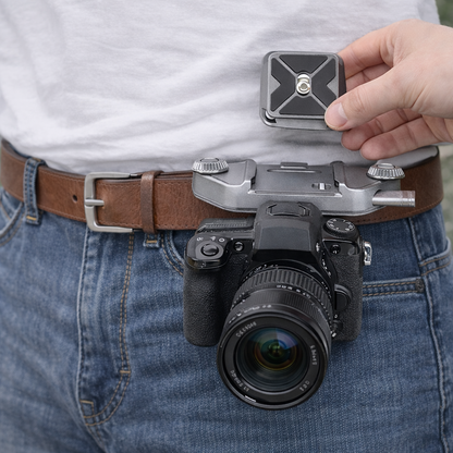 TEKTONIC Quick Release Camera Capture Clip Backpack Mount – Secure Hands-Free Clip for DSLR, Mirrorless & Action Cameras